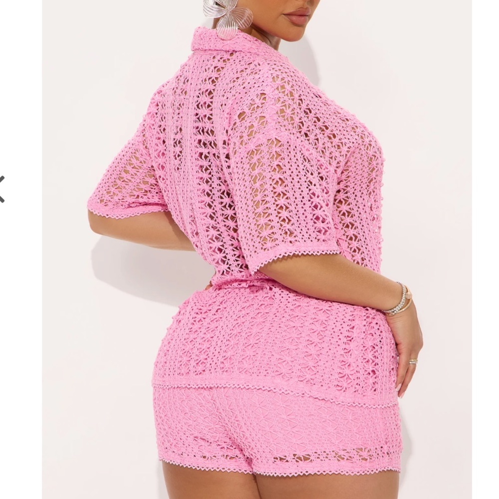 Pink Crochet set - Picture 2 of 4
